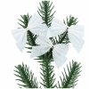 Kokardki Brokatowe Białe 12szt KR1182A [80opak]